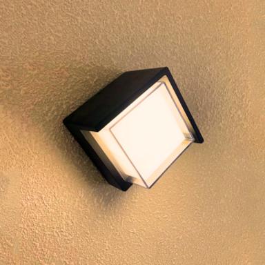 Apliqué led cuadrado 3000k ip 54 Konnergie Iluminación