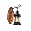 Apliqué porta ampolleta e27 d modelo madera kavet und Konnergie Iluminación
