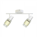 Apliqué blanco doble porta e14 led Konnergie Iluminación
