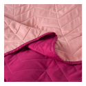 Quilt Bicolor Guinda Rosa, AF Cannon Cubrecamas y Quilts