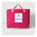 Quilt Bicolor Guinda Rosa, AF Cannon Cubrecamas y Quilts
