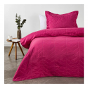 Quilt Bicolor Guinda Rosa, AF Cannon Cubrecamas y Quilts