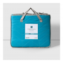 Quilt Bicolor Turquesa Gris, AF Cannon Cubrecamas y Quilts