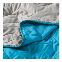 Quilt Bicolor Turquesa Gris, AF Cannon Cubrecamas y Quilts
