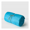 Quilt Bicolor Turquesa Gris, AF Cannon Cubrecamas y Quilts
