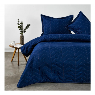 Quilt Bicolor Azul Celeste AF, Cannon Cubrecamas y Quilts