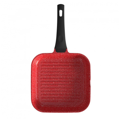 Churrasquera Grill 28 cm Roja Bohlier Cocina