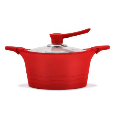 Cacerola 28 Cm Roja, Bohlier Cocina