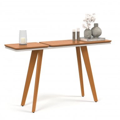 Mueble Aparador Ibiza Blanco / Madera Racks TV