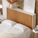 Cabecera de Cama 1.60 Detroit Blanca / Madera Muebles