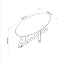 Mesa de Centro Classic Nature Mesa plegable, Mesas
