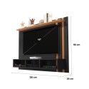 Panel TV 50" Nice Negro Racks TV