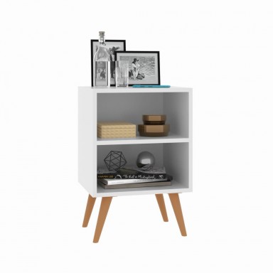 Velador 2 niveles Blanco Veladores