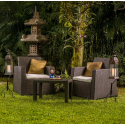 Set de balcón Tavarua 3 piezas Reyplast Terraza y Jardin