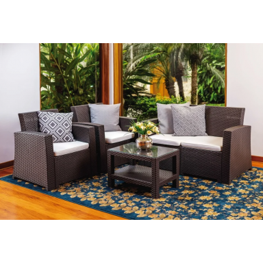 Set de terraza Tavarua 4 Piezas Reyplast Juegos de Terraza