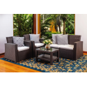Set de terraza Tavarua 4 Piezas Reyplast Terraza y Jardin