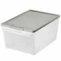 Caja Frontal 15L gris clarificado Reyplast Terraza y Jardin