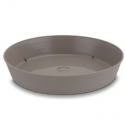 Plato maceta redonda estilo piedra Ø33 x 30 cm taupe Reyplast Terraza y Jardin