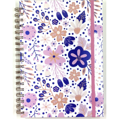 Planner Full Flores Moradas Inicio