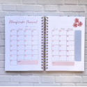 Planner Básico Flores Naranja Inicio
