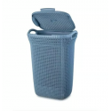 Cesto Khipu 60L Azul Acero Chile Reyplast Terraza y Jardin