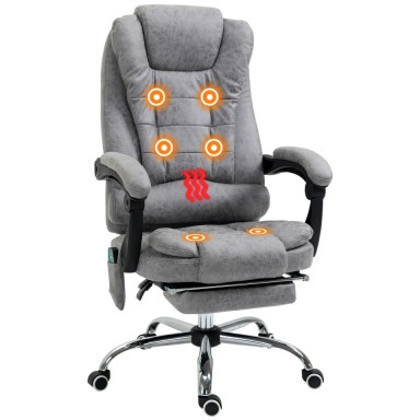 Silla Ejecutiva Masajeadora Gris Sillas de oficina