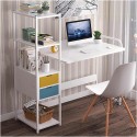 Escritorio Para Computador Con Estanteria 4 Niveles Color Blanco Escritorios
