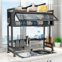 Secador escurridor de platos con almacenamiento superior Cocina