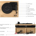 Tocadisco Bluetooth + Parlantes Modern Wood LPSC-008 Tocadiscos y Tornamesas
