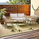 Set de Terraza Tobago 4 piezas Terraza y Jardin