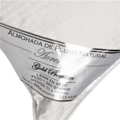 Almohada Florentino Pluma 50x70 cm, Masel Almohadas