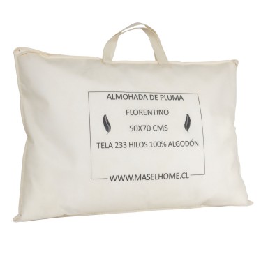 Almohada Florentino Pluma 50x70 cm, Masel Almohadas