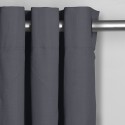 Cortina Argollas B.O.CITY 1.40 X 2.25 Gris Oscuro Cortinas