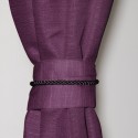 Cortina set Barbara 8 pzas. 1.40 x 2.25 cm Morado. Masel Cortinas