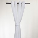 Cortina set Yasmin 8 pzas. 1.40 x 2.25 cm Blanco. Masel Cortinas