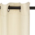 Cortinas Argollas Set Barcelona 1.40x2.25 Ivory. Masel Cortinas