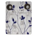 Cortinas Argollas Set Teresita 140x2.25 cm Azul. Masel Cortinas
