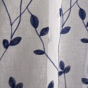 Cortinas Argollas Set Teresita 140x2.25 cm Azul. Masel Cortinas