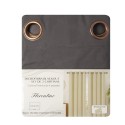 Cortinas Set B.O. Microfibra 2 pzas. 1.40 x 2.25 cm Gris Oscuro. Masel Cortinas