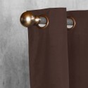 Cortinas Set B.O. Microfibra 2 pzas. 1.40 x 2.25 cm Chocolate. Masel Cortinas