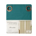 Cortinas Set B.O. Microfibra 2 pzas. 1.40 x 2.25 cm Turquesa. Masel Cortinas