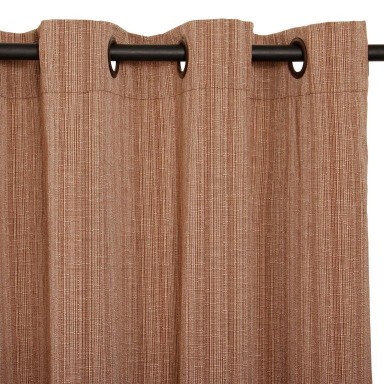 Cortina Argollas SORICA 2 1.40 X 2.25 cm Chocolate. Masel Inicio