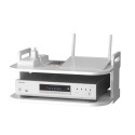 Estanteria flotante Blanca Para Decodificador o Router Organizacion