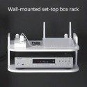 Estanteria flotante Blanca Para Decodificador o Router Organizacion