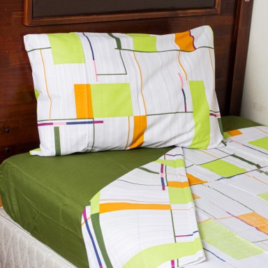 Juego de Sabanas Trix 2.0 Plazas Olieve. Masel Sábanas