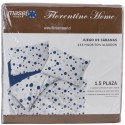 Juego de Sabanas Burbujas 2.0 plazas Azul. Masel Sábanas