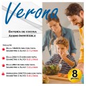 Juego de Ollas Verona 8 piezas Silver Acero Inoxidable. Masel Cocina