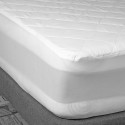 Cubre colchón Microfibra 1.5 plaza Blanco. Masel Cubre Colchón