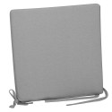 Set de 2 Cojines Molde tela lisa 45x45 cms Gris. Masel Inicio