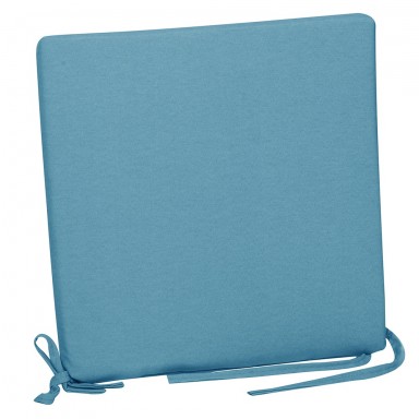 Set de 2 Cojines Molde tela lisa 45x45 cms Turquesa. Masel Inicio